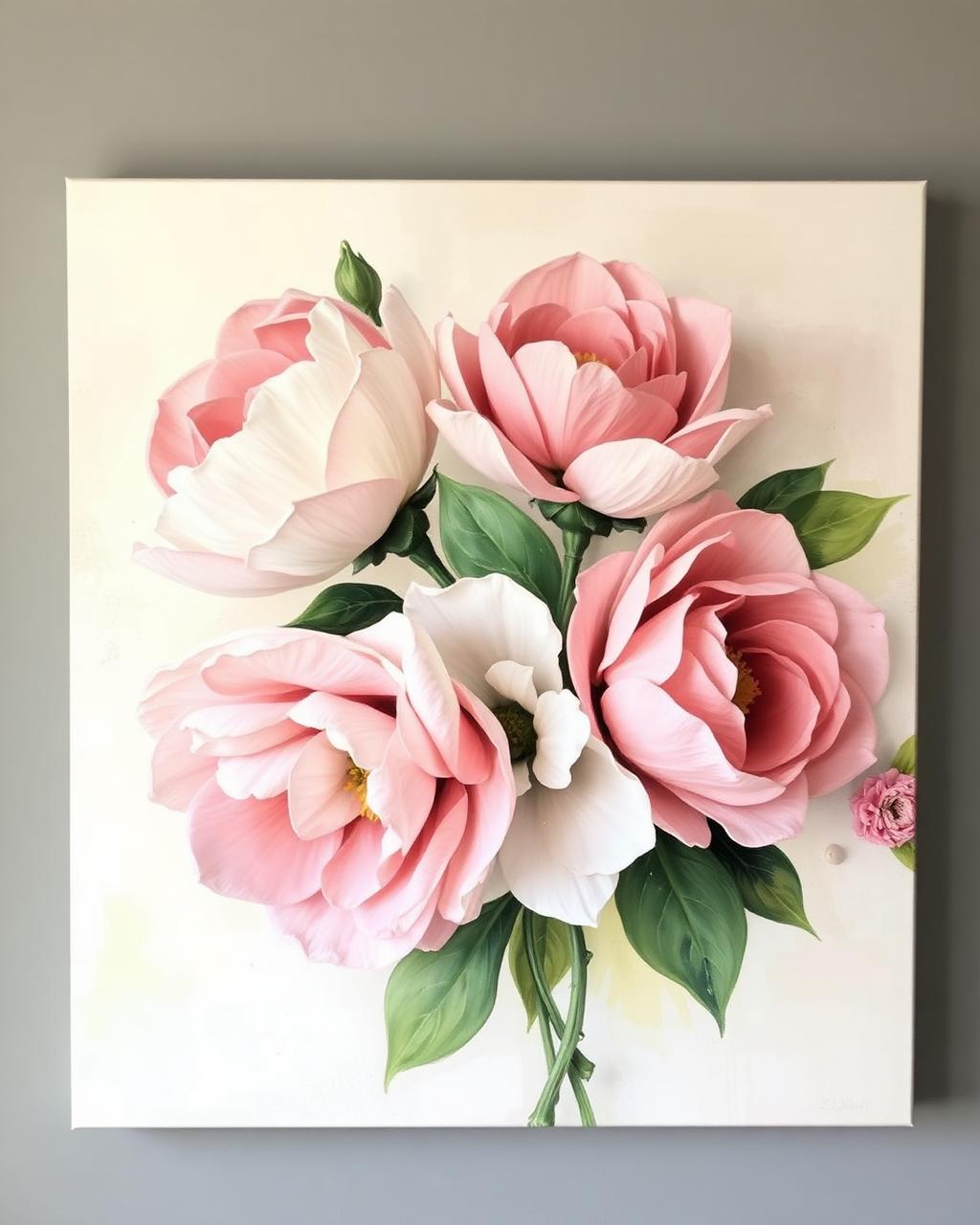 Blooming Harmony — original oil on canvas, 50 × 70 cm