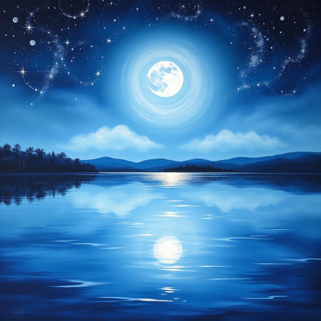 Moonlit Lake
