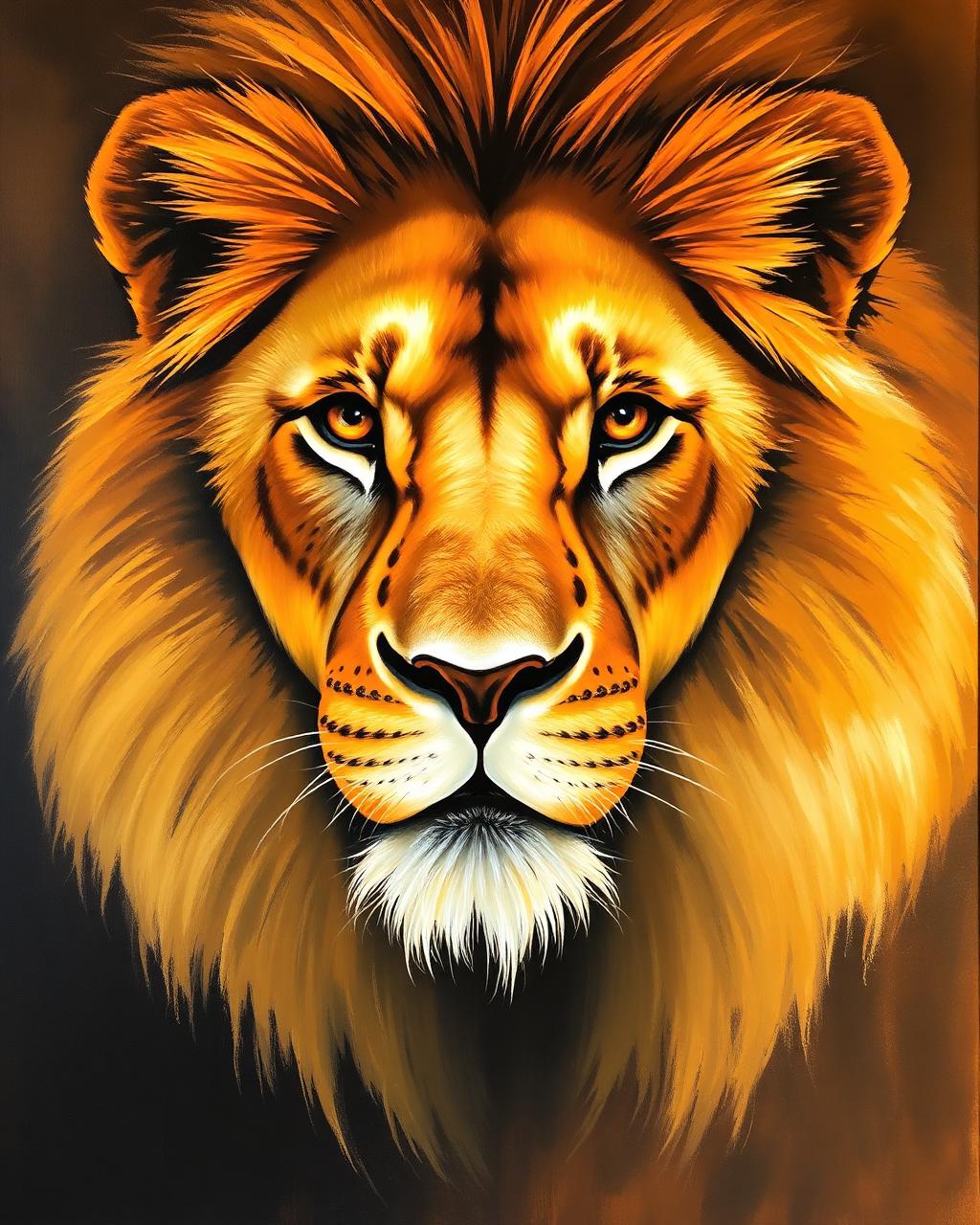 Wild Majesty — original oil on canvas, 100 × 140 cm